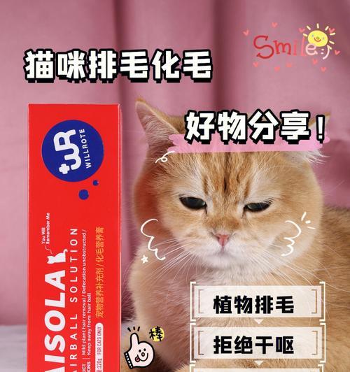 探析以猫咪化毛膏的神奇作用（让宠物毛发更加亮丽健康）