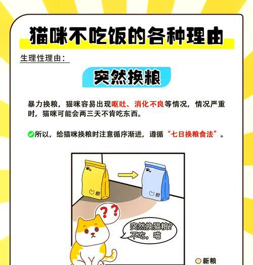 猫咪食用猫粮后异常行为的处理方法是什么？